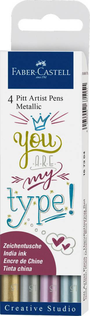 Zestaw Pitt Artist Pen Nandlettering 4szt. Faber Castell